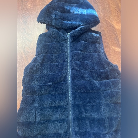 Double sided New York and Company navy blue vest - Picture 1 of 5